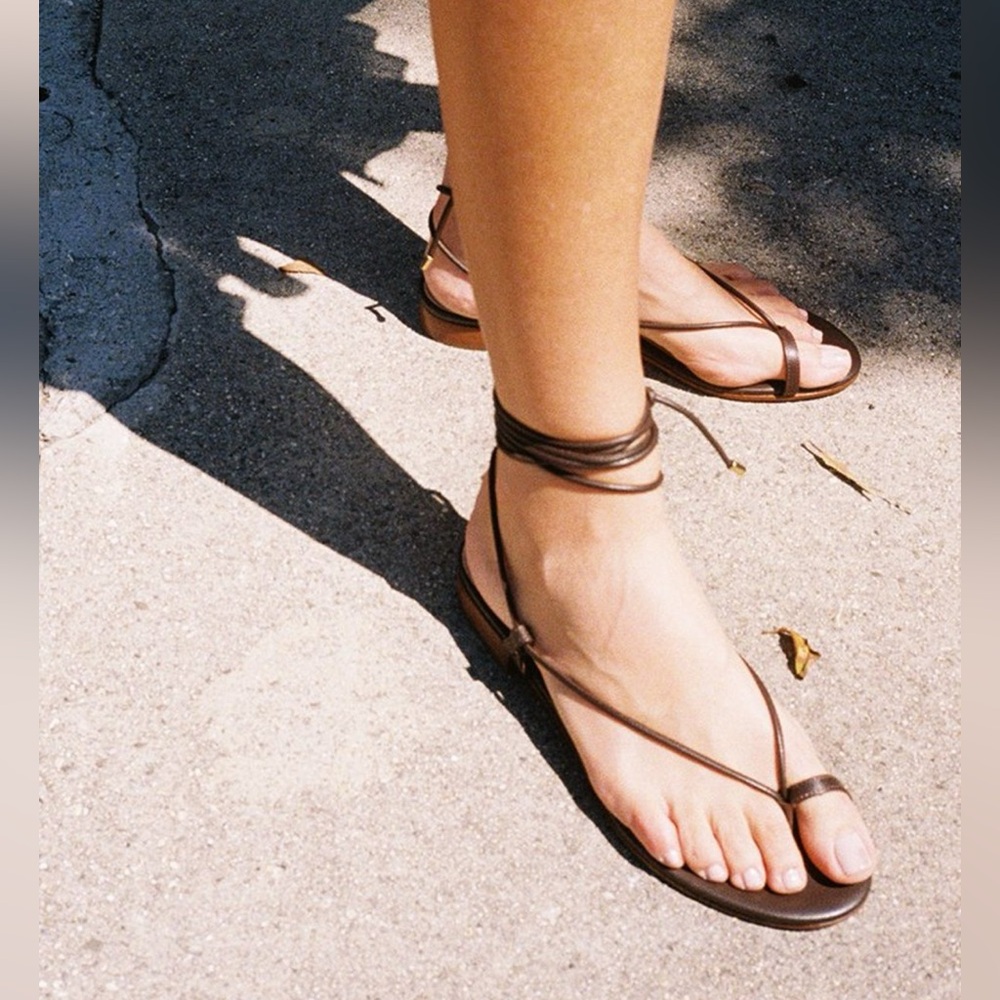 Emme Parsons brown Ava sandal, 38